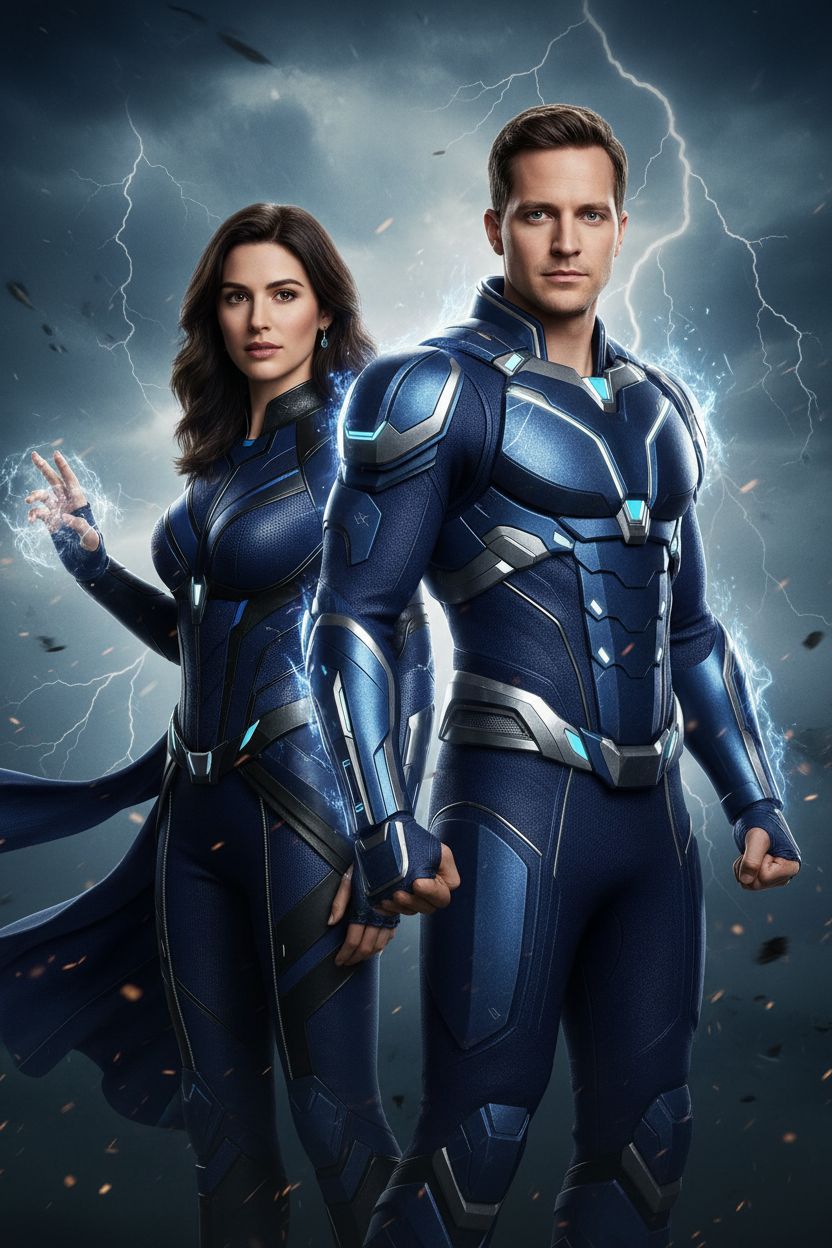 AI portrait superhero movie transformation