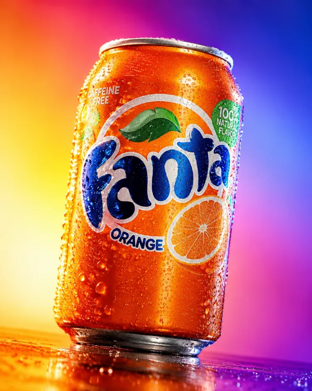 AI generated chilled can product shot
